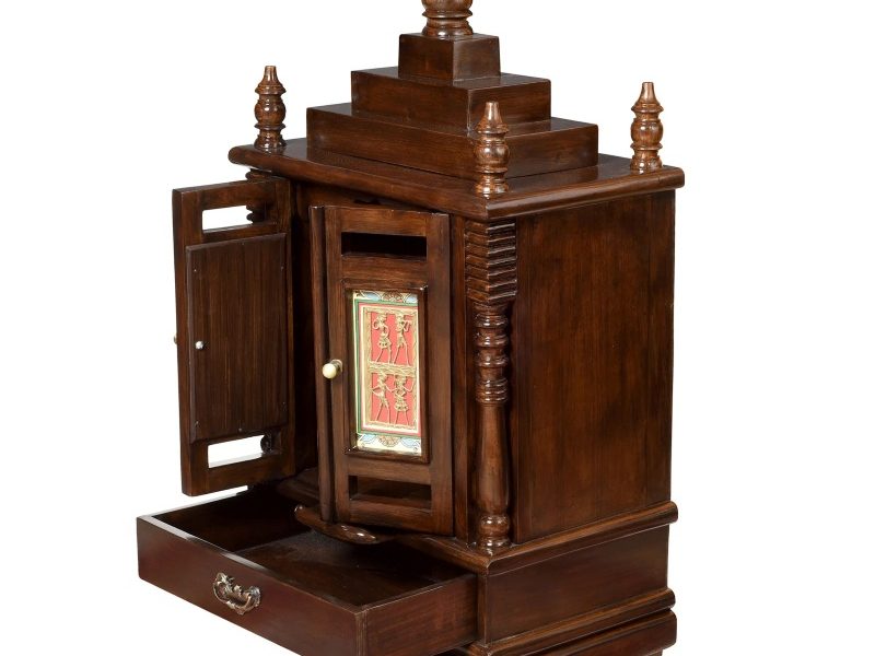 Buy Wooden Pooja Mandir Online India - Temple Designs
