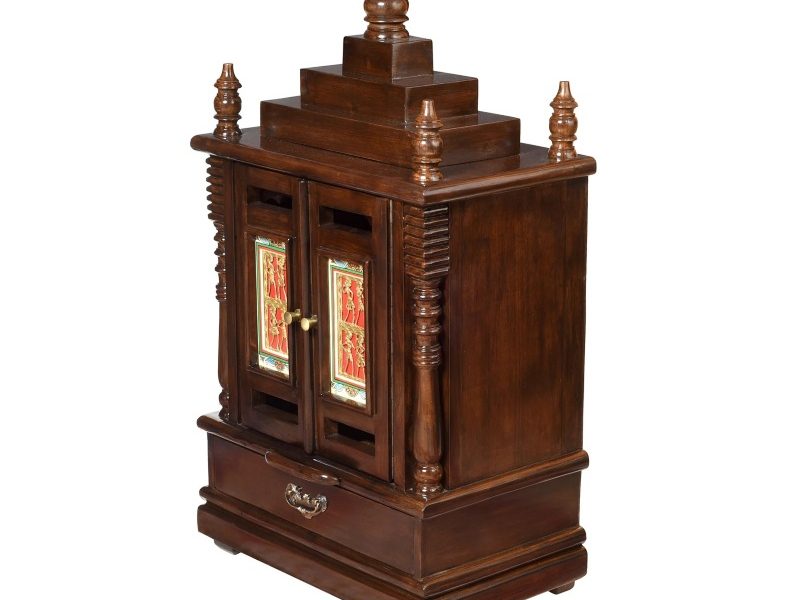 Buy Wooden Pooja Mandir Online India - Temple Designs