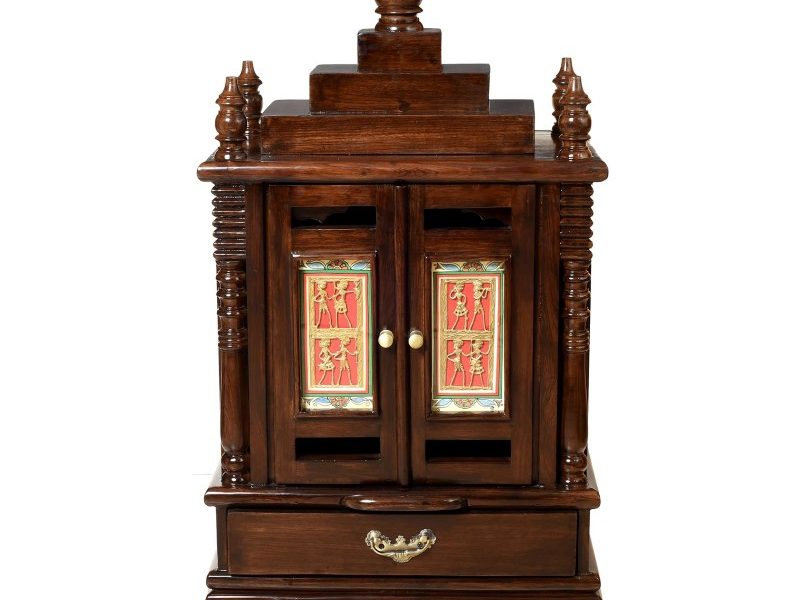 Buy Wooden Pooja Mandir Online India - Temple Designs