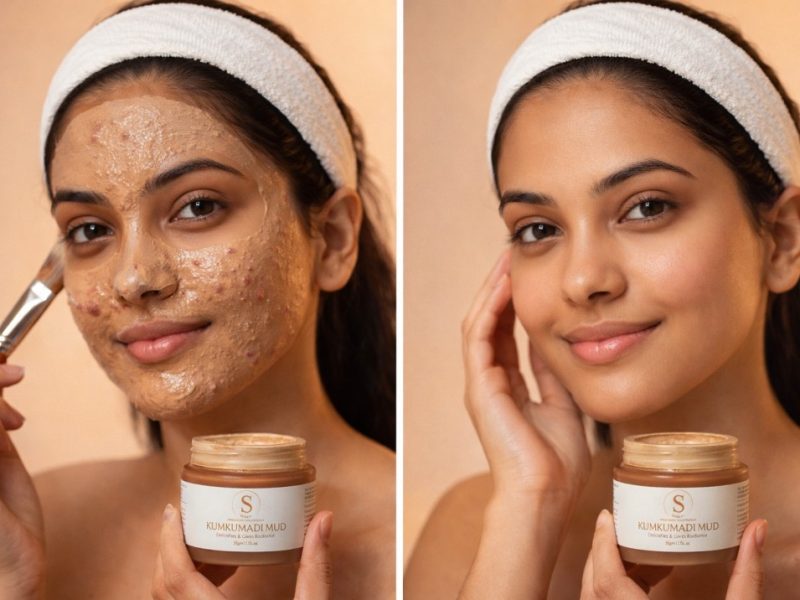Kumkumadi Mud Face Pack Detoxifies & Gives Radiance
