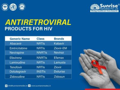 Antiretroviral ARV Products for HIV Treatment | Sunrise Remedies