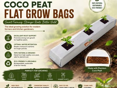 Coco Peat Flat Grow Bags