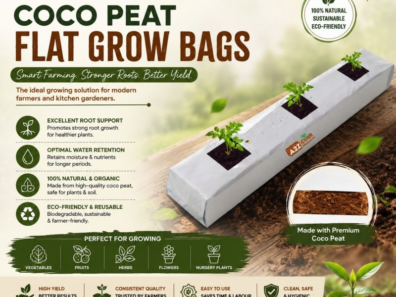 Coco Peat Flat Grow Bags