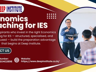 Getting Economics Coaching for IES Right in 2026 — Deep Institute Shows How