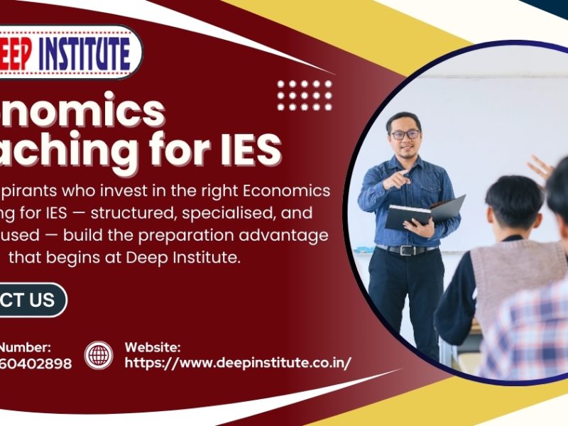 Getting Economics Coaching for IES Right in 2026 — Deep Institute Shows How