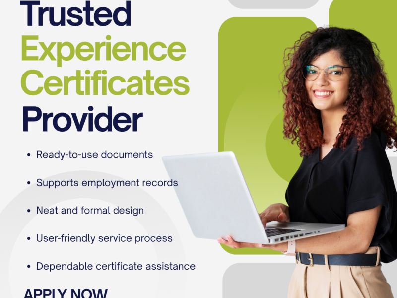Experience Certificates Provider in Delhi