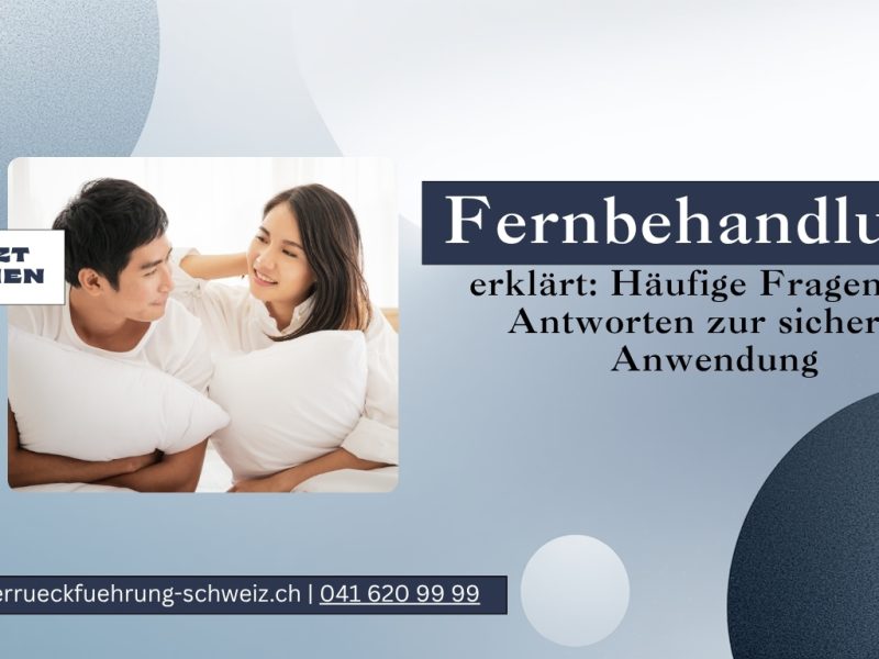 Fernbehandlung erklärt: Häufige Fragen und Antworten zur sicheren Anwendung