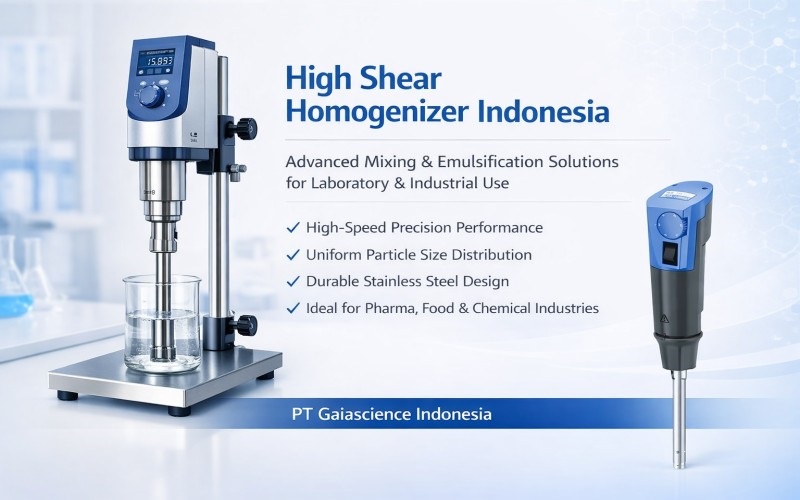 Top High Shear Homogenizer Manufacturer in Indonesia for Laboratories
