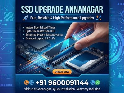 SSD Upgrade AnnaNagar – Fast Laptop SSD Installation & Replacement