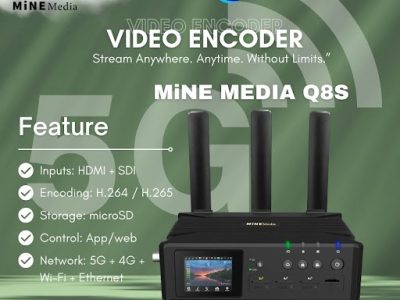 Transform your production with professional VIDEOCAST 4K UHD NDI VC201 PTZ video camera