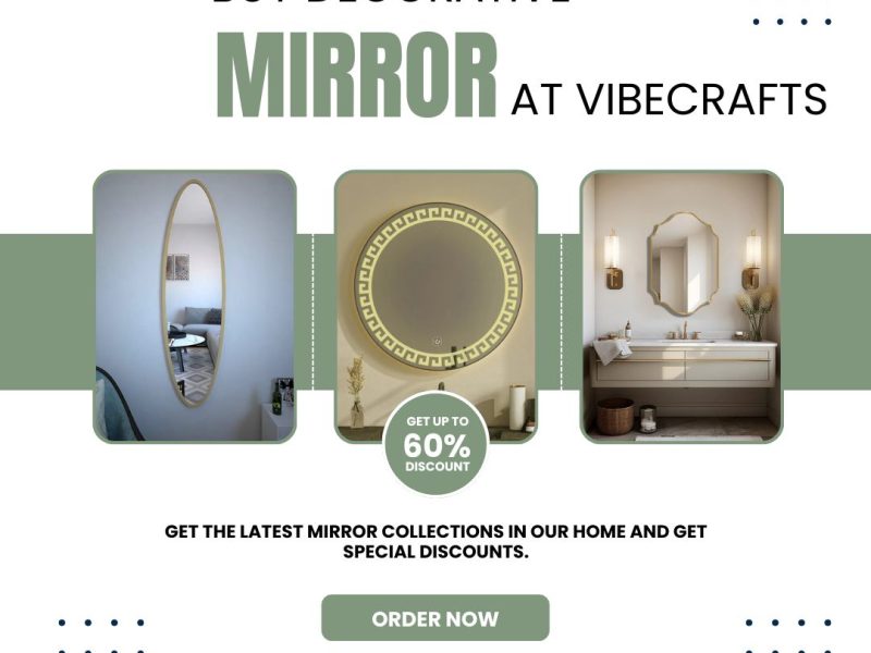 Premium Mirror Designs for Modern Homes | Vibecrafts