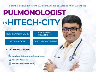 Pulmonologist in Hitech City | Dr.Kishan Srikanth