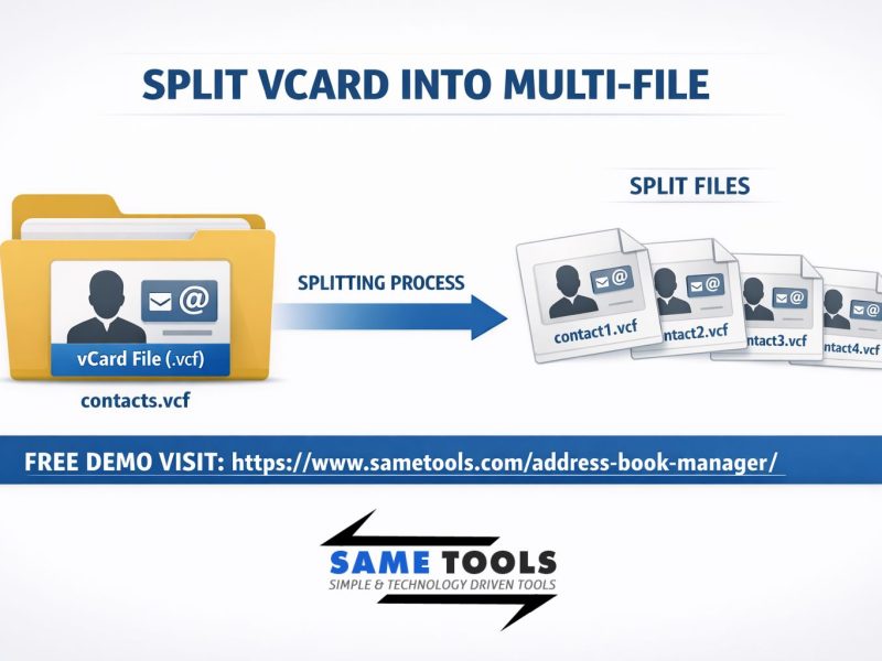 Unable to Import Bulky VCF File? Try Splitting Contacts First