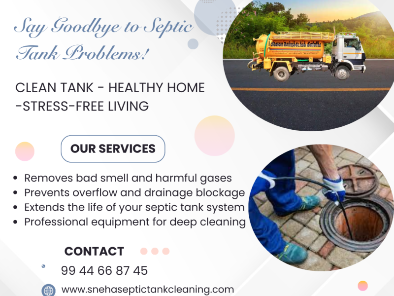 Say Goodbye to Septic Tank Problems Professional Cleaning Service