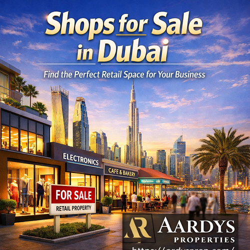 Shops for Sale in Dubai – Find the Perfect Retail Space for Your Business