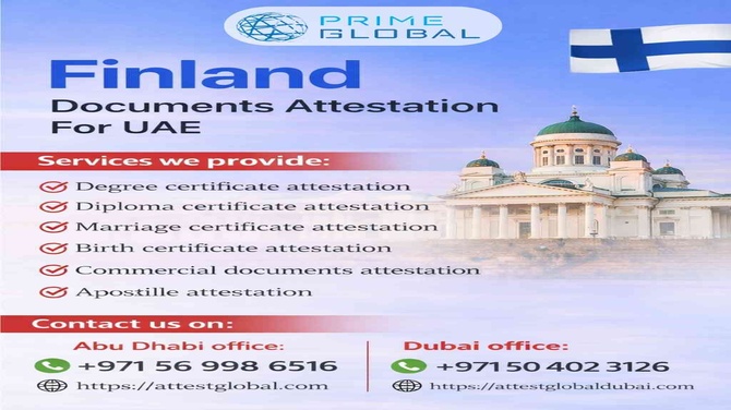 Finland Certificate Apostille and Attestation Services in UAE