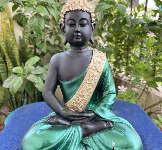 Peaceful Dhyan Buddha Figurine | Lord Buddha Idol