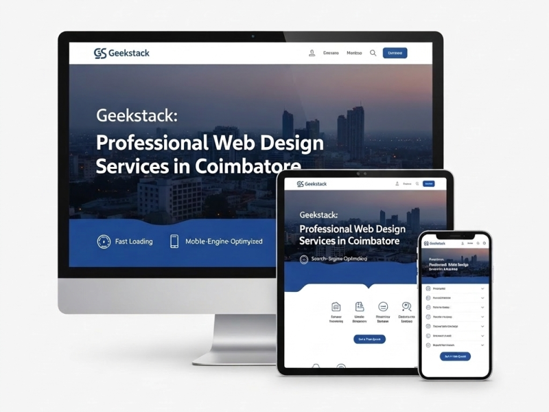 Web Design Services in Coimbatore Geekstack