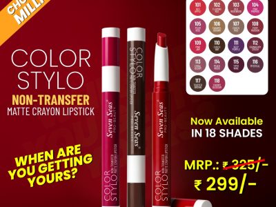 Crayon Lipstick with Creamy Comfort - Seven Seas Cosmetics