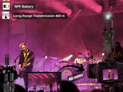 Take Long Wireless Transmitter for the Shoot Live events and stage show