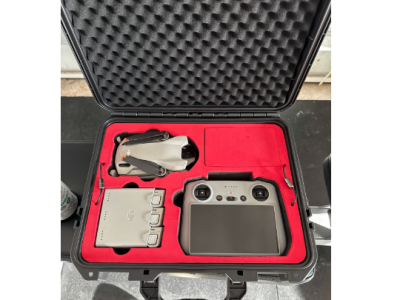 DJI Mini 3 with Case, Charger, and 3 Batteries