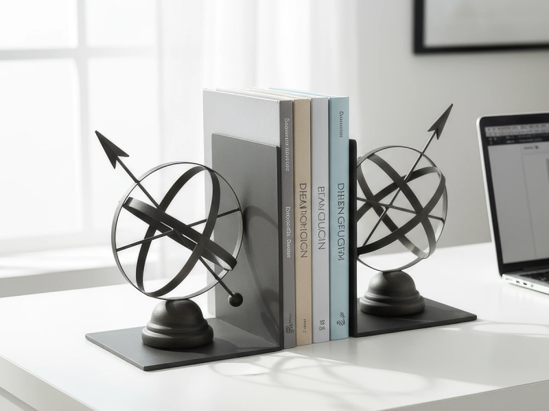 Decorative Globe Bookend for Bookshelf & Home Office Decor