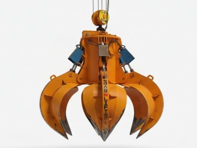 Grabs for handling scrap