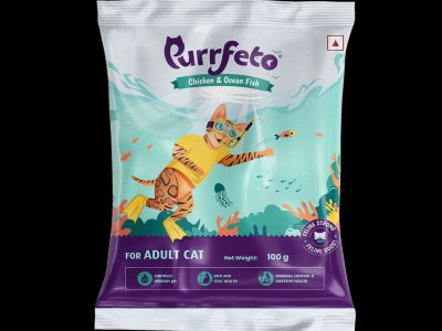 Buy Purrfeto Chicken & Ocean Fish Adult Dry Cat Food 100g – Healthy Nutrition for Cats