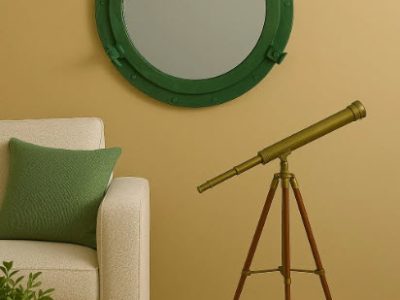 Stylish Nautical Porthole Wall Decor for Coastal Interiors
