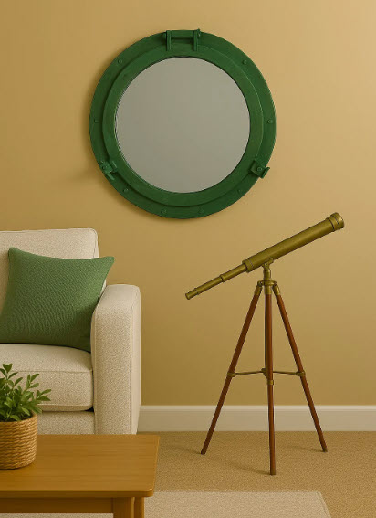 Stylish Nautical Porthole Wall Decor for Coastal Interiors