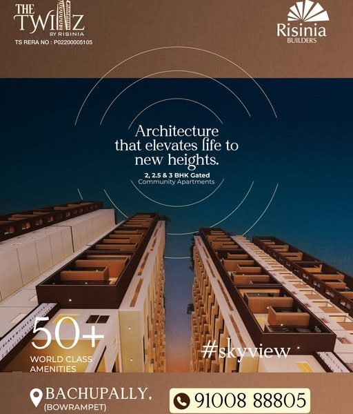 Apartments in Bachupally, Bowrampet | The Twinz by Risinia