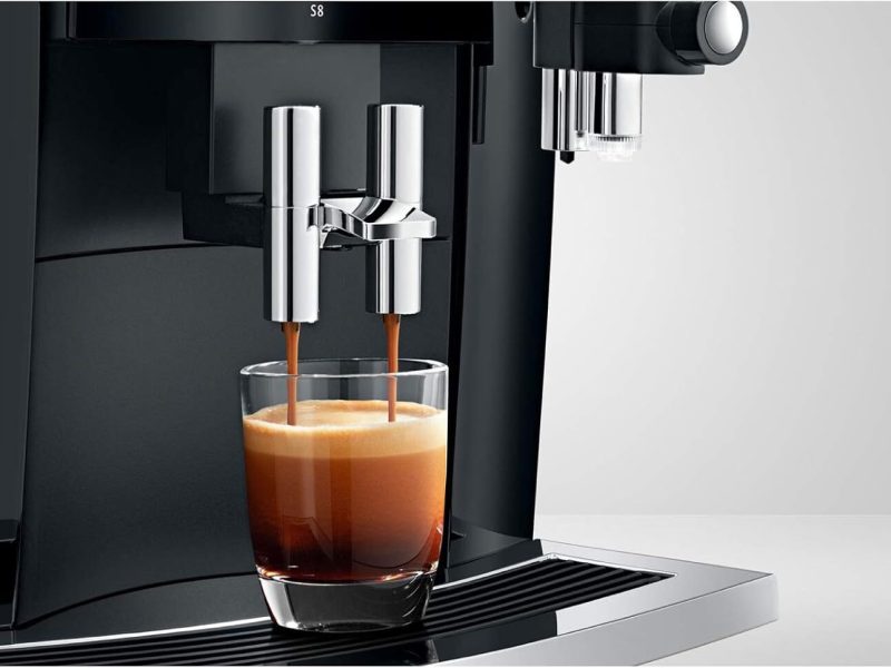 Jura S8 Automatic Coffee & Espresso Machine - Piano Black