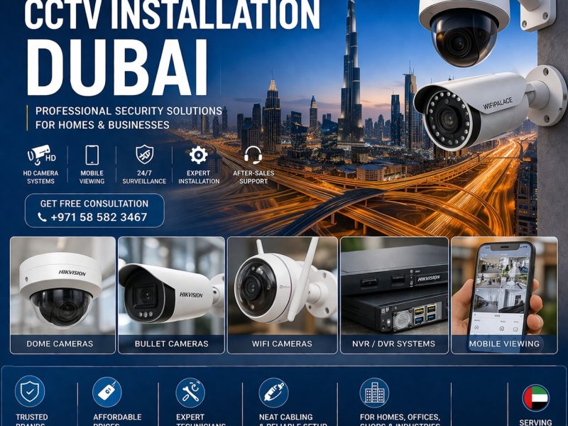 CCTV INSTALLATION DUBAI