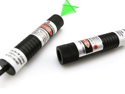 Auxiliary Positioning of 515nm Green Cross Line Laser Module for Mechanical Deformation Testing