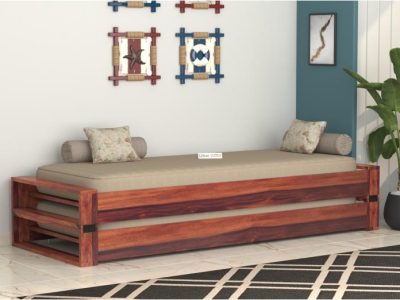 Aper Wooden Sofa Cum Bed