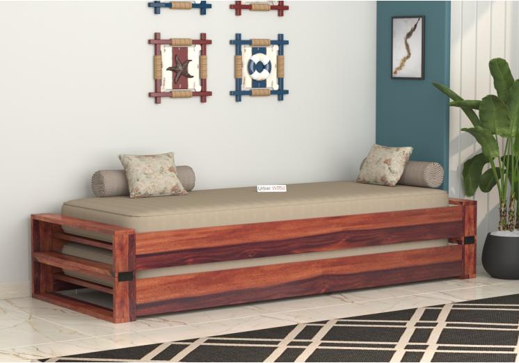 Aper Wooden Sofa Cum Bed