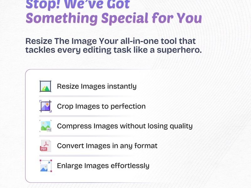 All-in-One Image Tool: Resize, Crop, Compress in Seconds