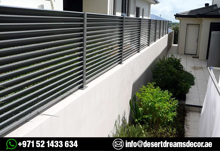 Aluminum Fences Suppliers in Uae | Louver Aluminum Fence Dubai.