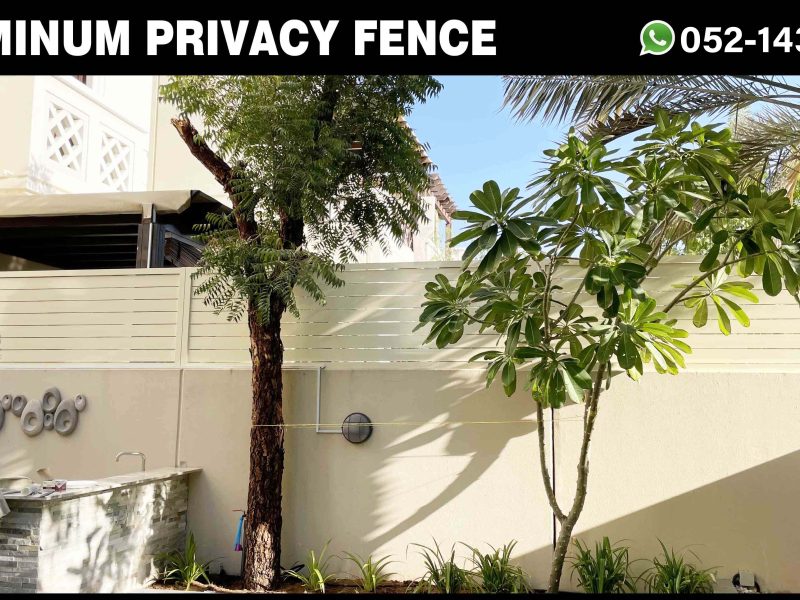 Aluminum Fences Suppliers in Uae | Louver Aluminum Fence Dubai.