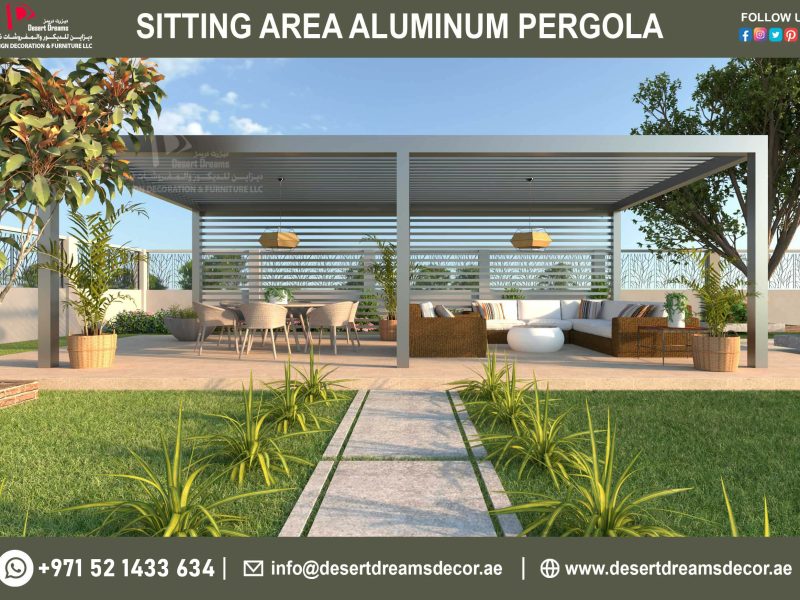 Aluminum Profile Pergola Al Ain | Aluminum Pergola in Dubai.