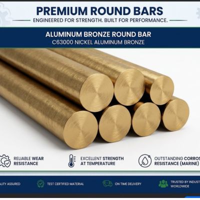 Buy Premium Aluminium Bronze Round Bar from Trusted Manufacturer in India