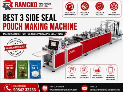 Best 3 Side Seal Pouch Making Machine Manufacturer for Flexible Packaging Solutions