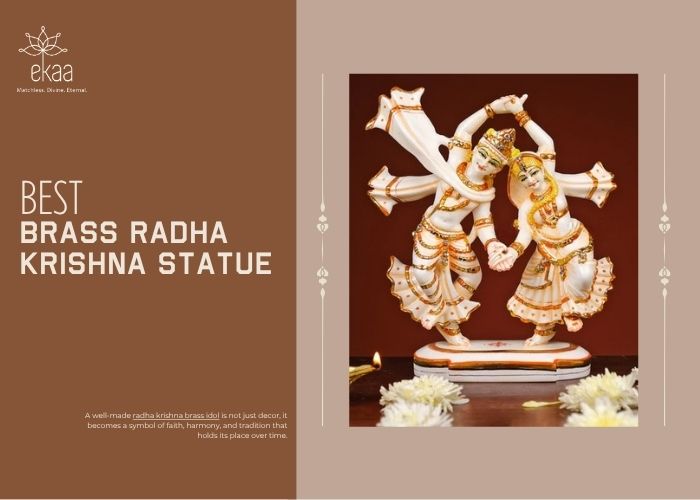Best Brass Radha Krishna Statue – Ekka Handicrafts Collection
