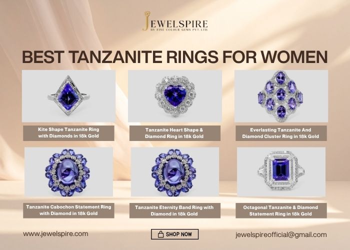 Best Tanzanite Rings for Women | Shop Now
