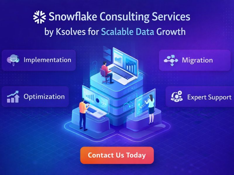 Snowflake Consulting Services by Ksolves for Scalable Data Growth