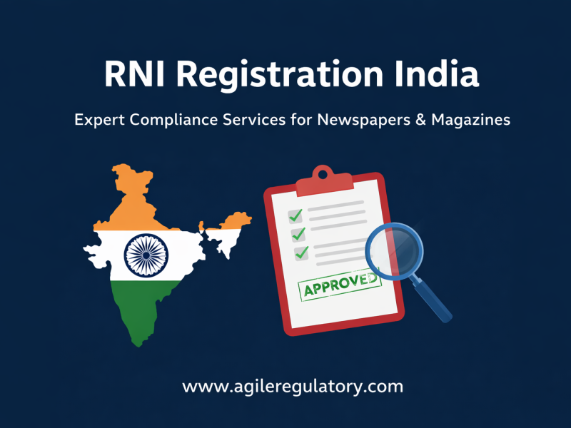 RNI Registration Services in India | Registrar of Newspapers for India
