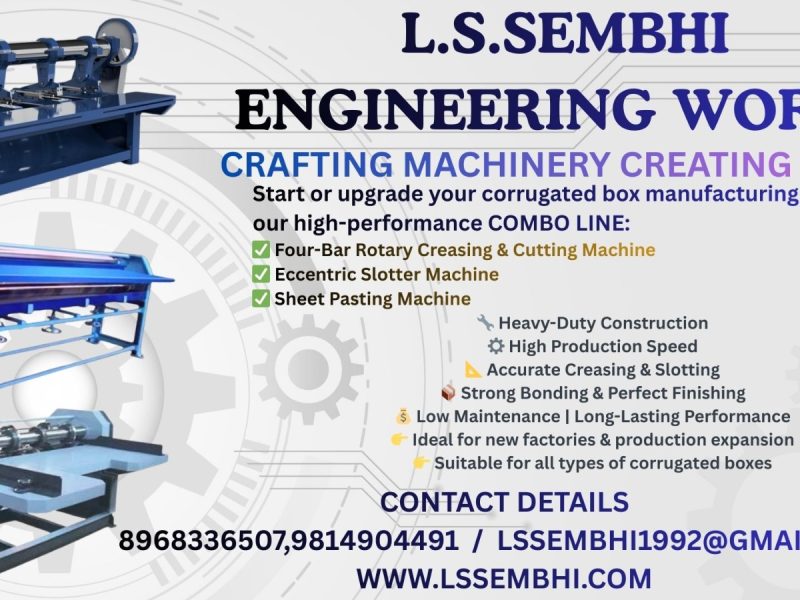 Corrugation Machine and Box Making Machinery Manufacturers In Ludhiana, Amritsar, Punjab India