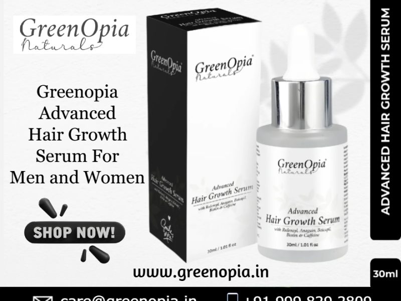 Greenopia Advanced Hair Growth Serum For Men and Women - Greenopia