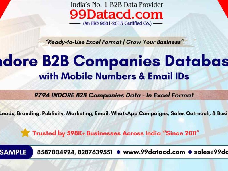 Get Verified List of Companies in Indore - B2B Database