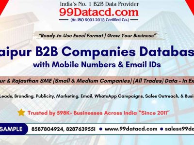 Get Verified List of Companies in Jaipur - B2B Database